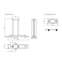 FritsJurgens Hidden Pivot Door Hinge - System 3